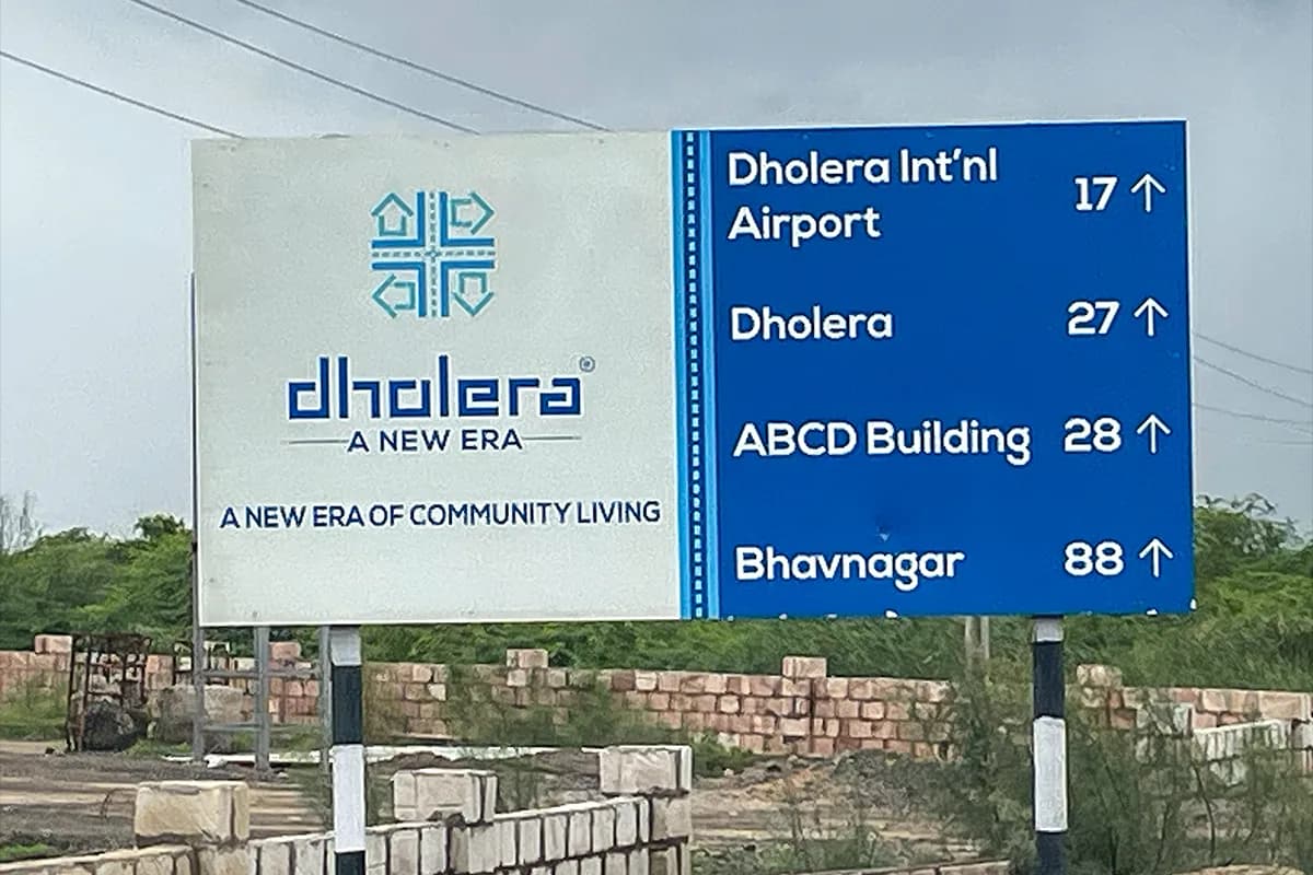 Dholera Smart City Signboard