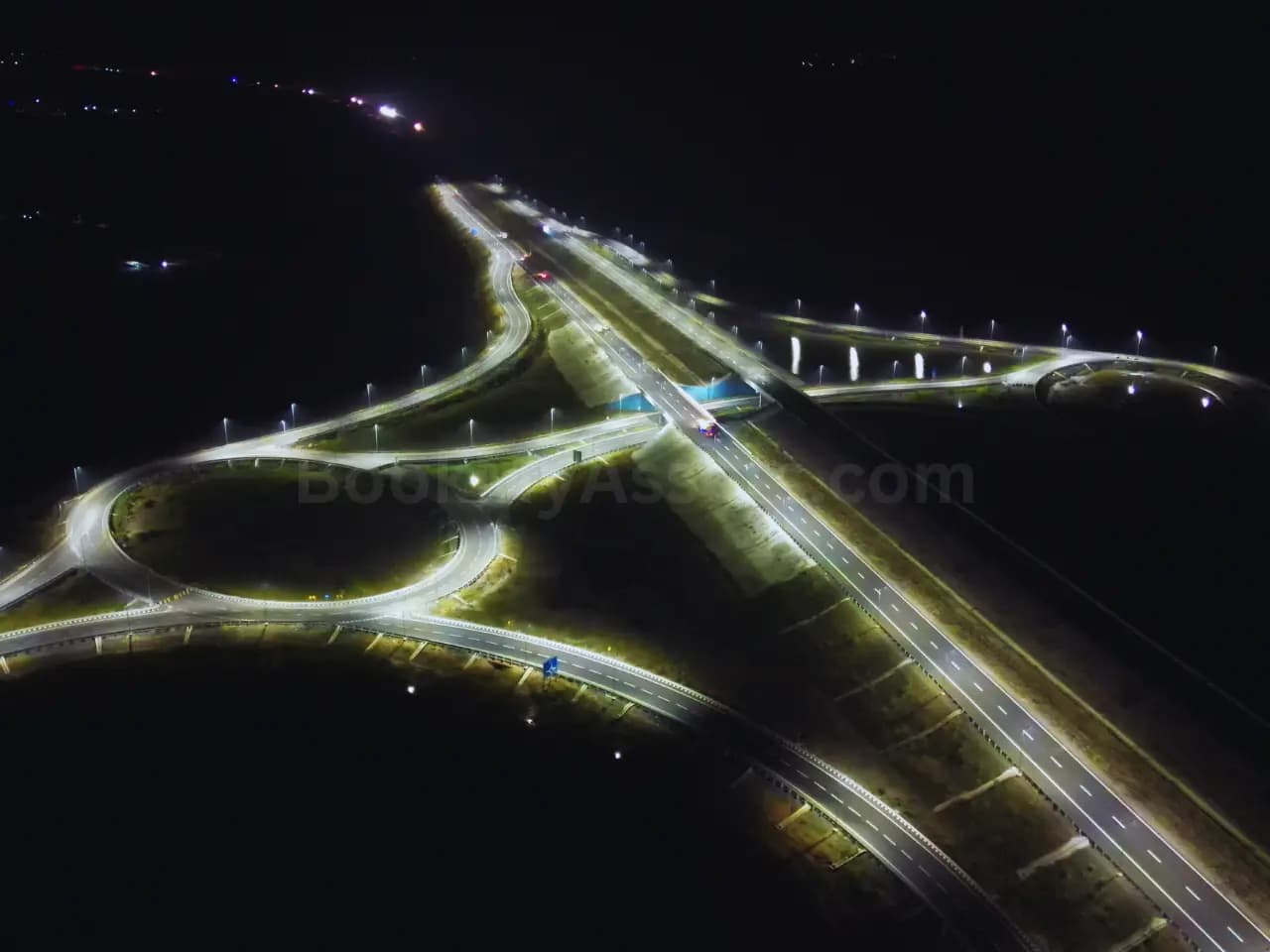 Dholera Expressway Night View