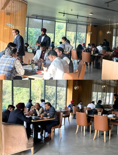 BookMyAssets team gathered for a meeting