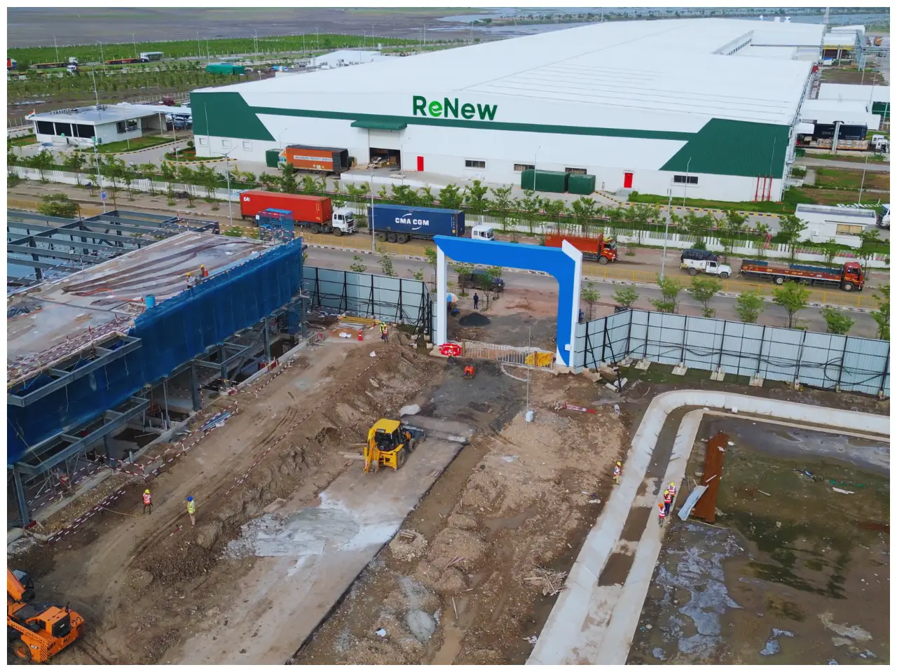 ReNew solar cell manufacturing plant in Dholera Smart City