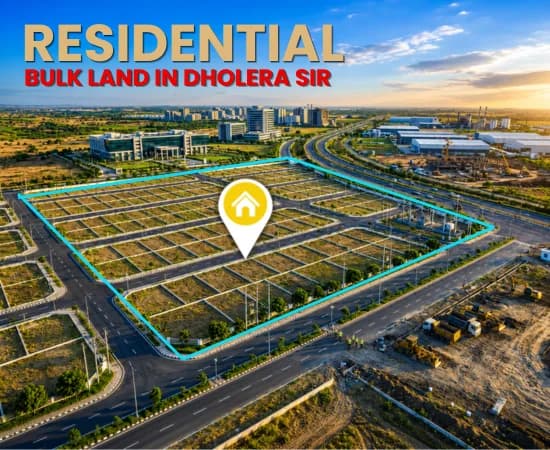 Residential bulk land in Dholera SIR