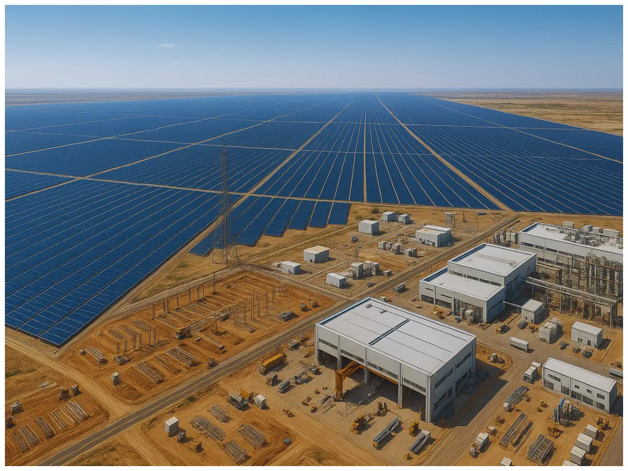 Tata Power renewable solar energy park in Dholera Smart City