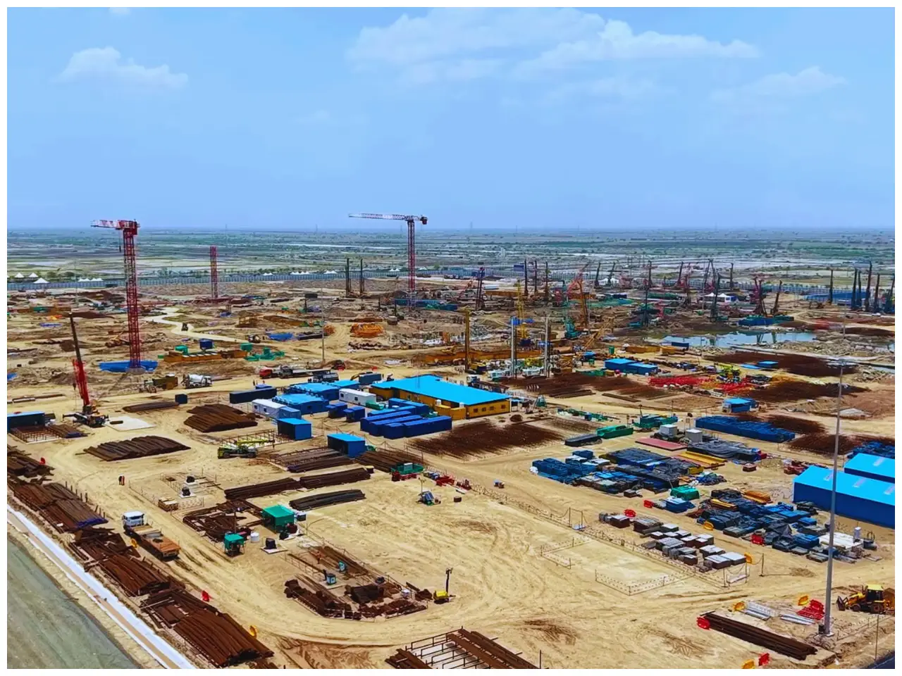 TATA semiconductor plant construction update in Dholera SIR
