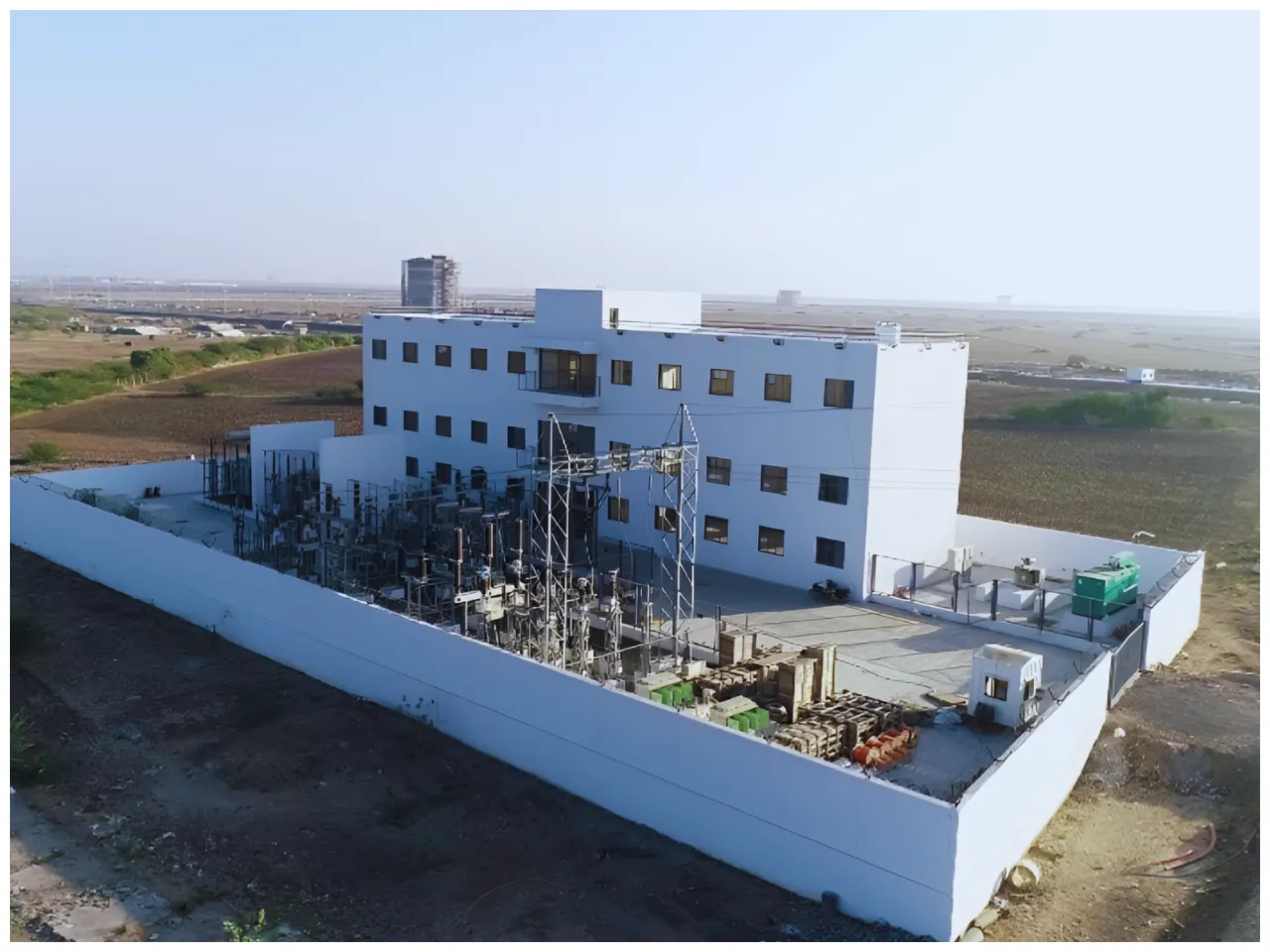 High voltage Torrent Power substation in Dholera SIR
