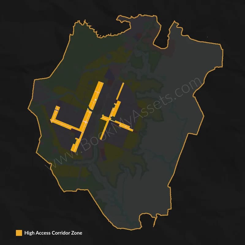 High Access Corridor Zone Dholera SIR land plots