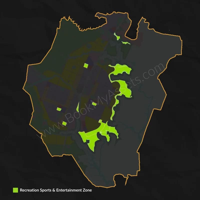 recreation sports entertainment zone Dholera SIR land plots